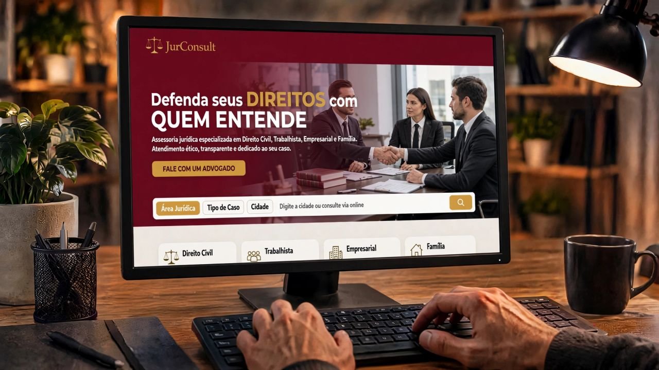 Site para Escritório de Advocacia e Advogados